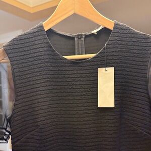 Sandro Black Textured Dress